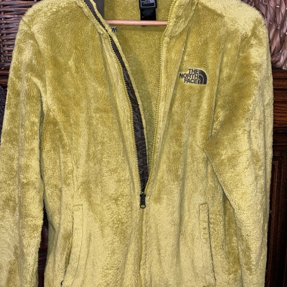 The North Face Women's Mustard silken  fleece Jacket - Picture 3 of 5